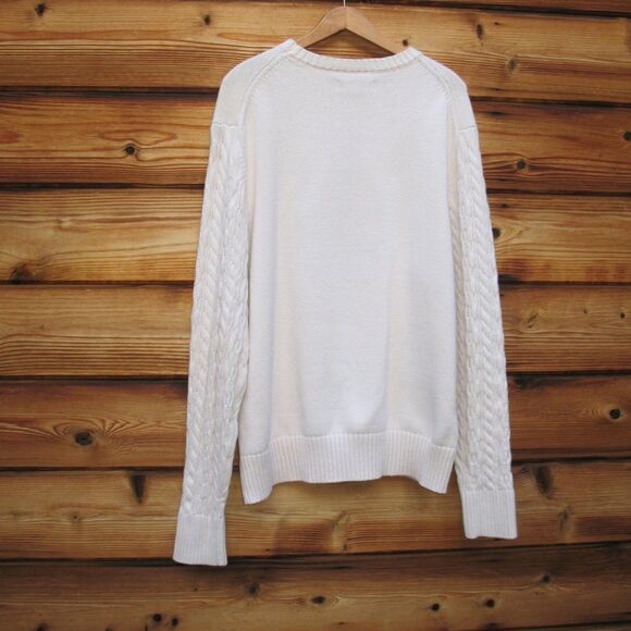 Akoo Slick Patrol Textured Knit Crew Neck Sweater Unisex - Picture 6 of 11